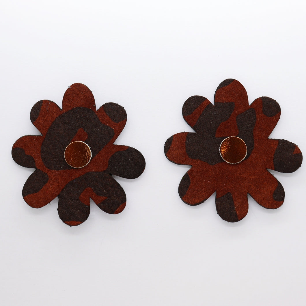 Boucles d'oreilles •DOUA• tachetées