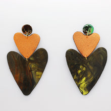 Charger l&#39;image dans la galerie, Boucles d&#39;oreilles •BELLÄ• marrons