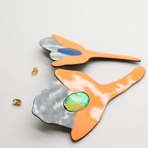 Boucles d'oreilles •YAYA• fluos