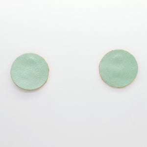 Boucles d'oreilles •MINI-SUNI• vert menthe