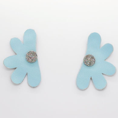 Boucles d'oreilles •AUBA• bleues