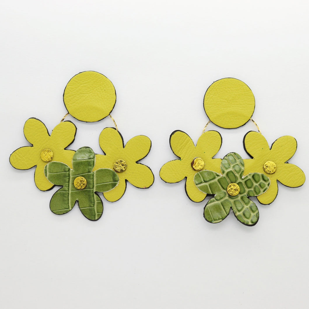 Boucles d'oreilles •NINI• jaunes