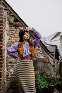 •Cravate de cowboy• Moutarde