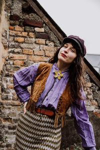 •Cravate de cowboy• Moutarde