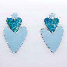 Charger l&#39;image dans la galerie, Boucles d&#39;oreilles •BELLÄ• bleues