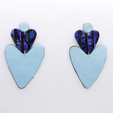 Charger l&#39;image dans la galerie, Boucles d&#39;oreilles •BELLÄ• bleues