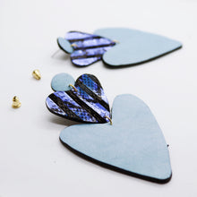 Charger l&#39;image dans la galerie, Boucles d&#39;oreilles •BELLÄ• bleues