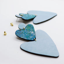 Charger l&#39;image dans la galerie, Boucles d&#39;oreilles •BELLÄ• bleues