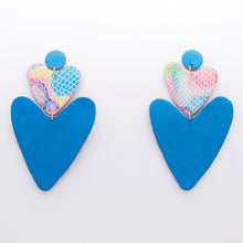 Charger l&#39;image dans la galerie, Boucles d&#39;oreilles •BELLÄ• bleues