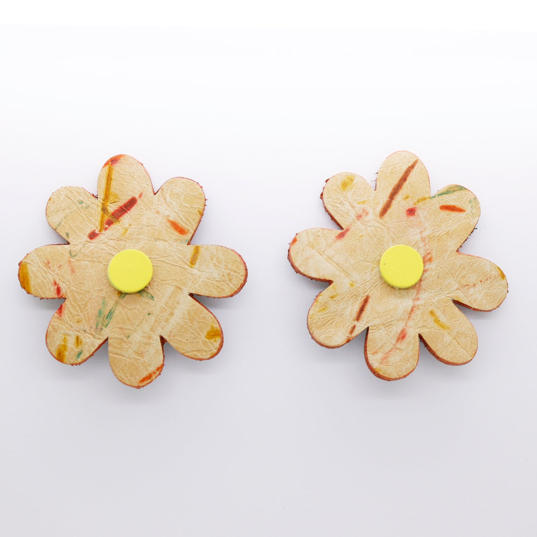 Boucles d'oreilles •DOUA• moka