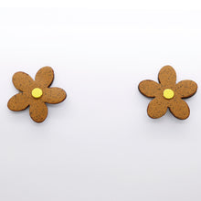 Charger l&#39;image dans la galerie, Boucles d&#39;oreilles •ARIE• marrons
