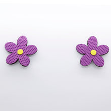 Charger l&#39;image dans la galerie, Boucles d&#39;oreilles •ARIE• violettes
