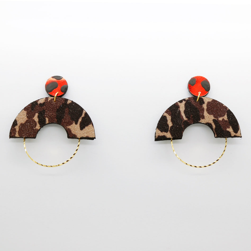 Boucles d'oreilles •GRACIEUSES• tachetées