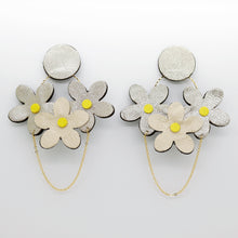 Charger l&#39;image dans la galerie, Boucles d&#39;oreilles •NINI•argentées