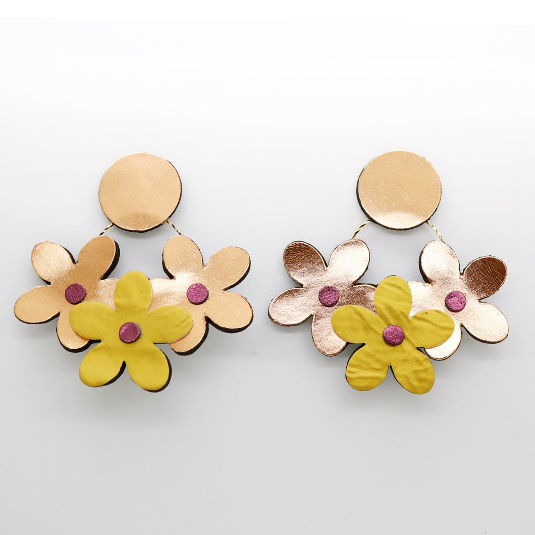 Boucles d'oreilles •NINI• cuivrées