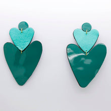 Charger l&#39;image dans la galerie, Boucles d&#39;oreilles •BELLÄ• vertes