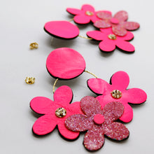 Charger l&#39;image dans la galerie, Boucles d&#39;oreilles •NINI• fluos