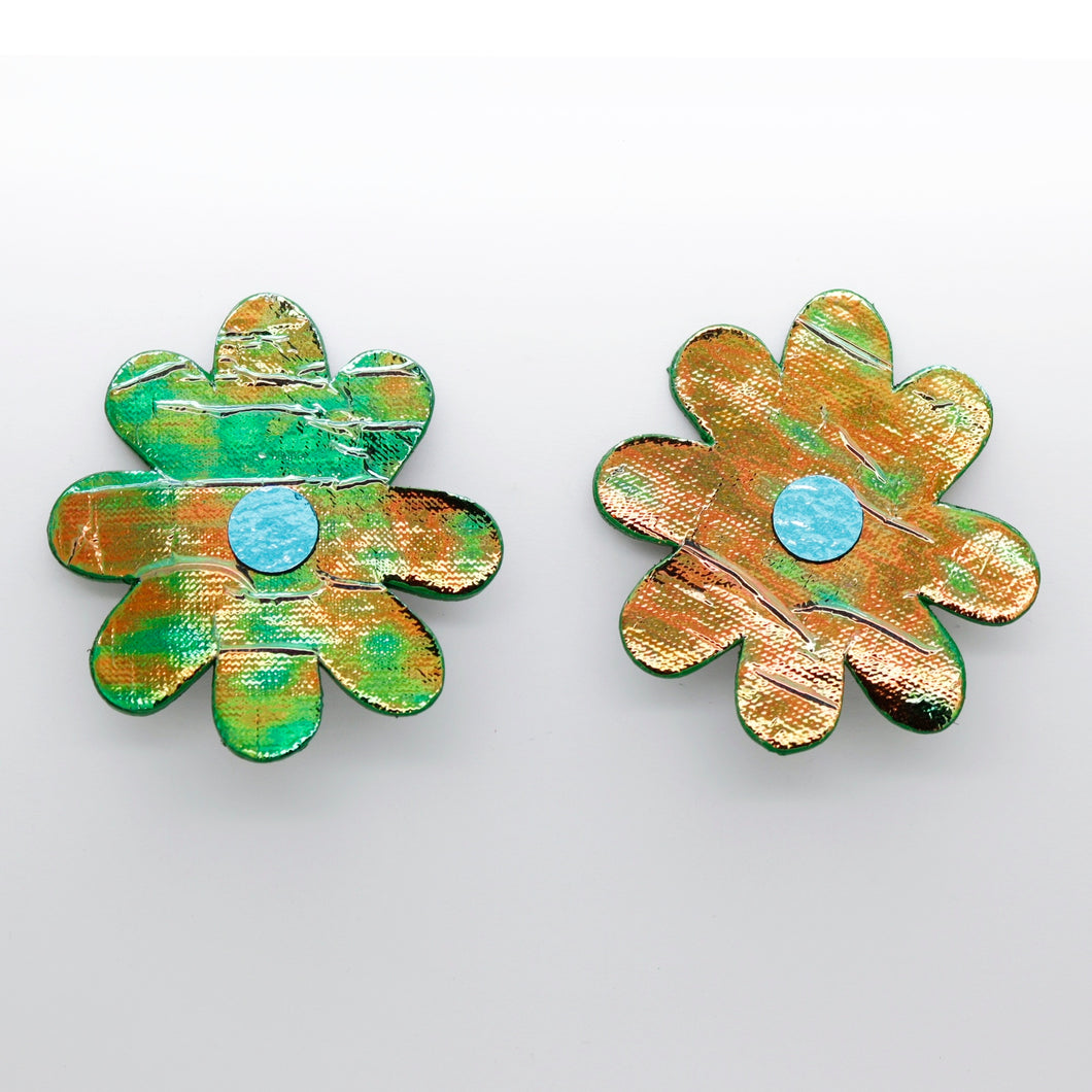 Boucles d'oreilles •DOUA• pétroles