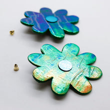 Charger l&#39;image dans la galerie, Boucles d&#39;oreilles •DOUA• pétroles