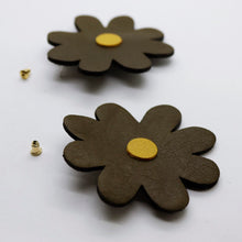 Charger l&#39;image dans la galerie, Boucles d&#39;oreilles •DOUA• marrons