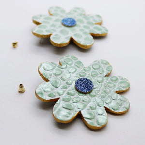 Boucles d'oreilles •DOUA• à motifs