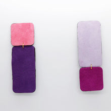 Charger l&#39;image dans la galerie, Boucles d&#39;oreilles •GYNE• parmes