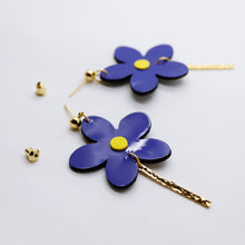 Charger l&#39;image dans la galerie, Boucles d&#39;oreilles •MILA• bleues