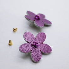 Charger l&#39;image dans la galerie, Boucles d&#39;oreilles •ARIE• parmes