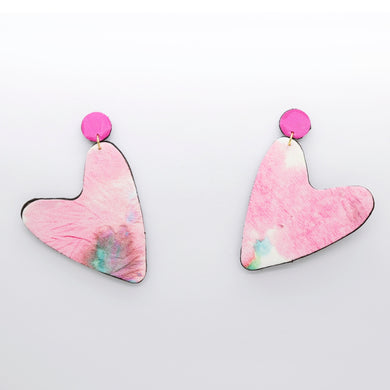 Boucles d'oreilles •AMÕR• aquarelles