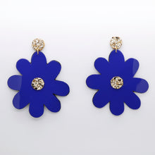 Charger l&#39;image dans la galerie, Boucles d&#39;oreilles •SAINTA• bleues