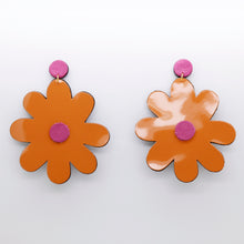 Charger l&#39;image dans la galerie, Boucles d&#39;oreilles •SAINTA• terracotta