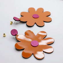 Charger l&#39;image dans la galerie, Boucles d&#39;oreilles •SAINTA• terracotta