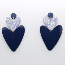 Charger l&#39;image dans la galerie, Boucles d&#39;oreilles •BELLÄ• bleues