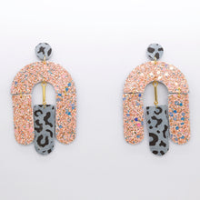 Charger l&#39;image dans la galerie, Boucles d&#39;oreilles •SOCA• à paillettes