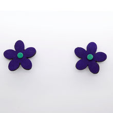Charger l&#39;image dans la galerie, Boucles d&#39;oreilles •ARIE• violettes