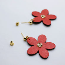 Charger l&#39;image dans la galerie, Boucles d&#39;oreilles •ARIE• corail