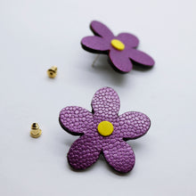 Charger l&#39;image dans la galerie, Boucles d&#39;oreilles •ARIE• parmes