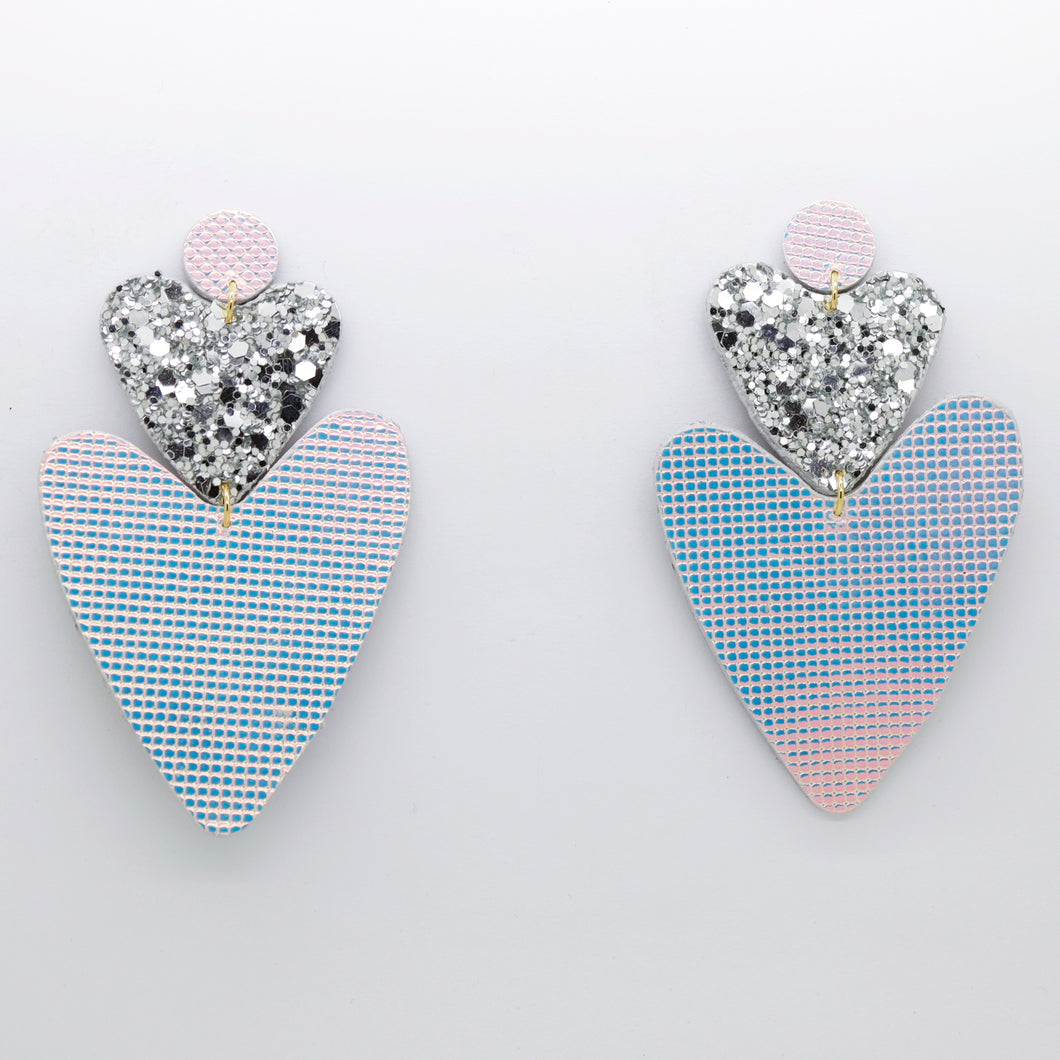 Boucles d'oreilles •BELLÄ• à paillettes