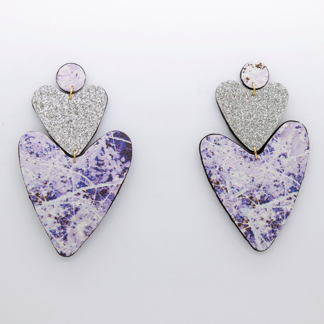 Boucles d'oreilles •BELLÄ• à motifs