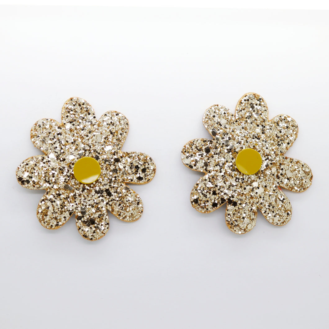 Boucles d'oreilles •DOUA• à paillettes