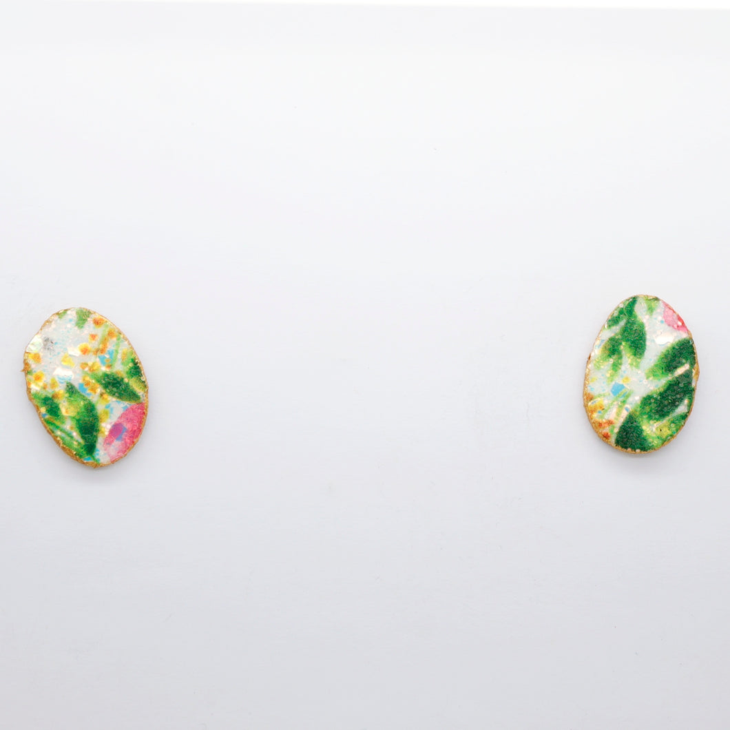 Boucles d'oreilles •GRETA• fleuries