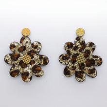 Charger l&#39;image dans la galerie, Boucles d&#39;oreilles •SAINTA• à paillettes