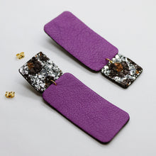 Charger l'image dans la galerie, Boucles d'oreilles •GYNE• à paillettes