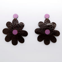 Charger l&#39;image dans la galerie, Boucles d&#39;oreilles •SAINTA• marrons