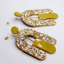 Charger l&#39;image dans la galerie, Boucles d&#39;oreilles •SOCA• à paillettes