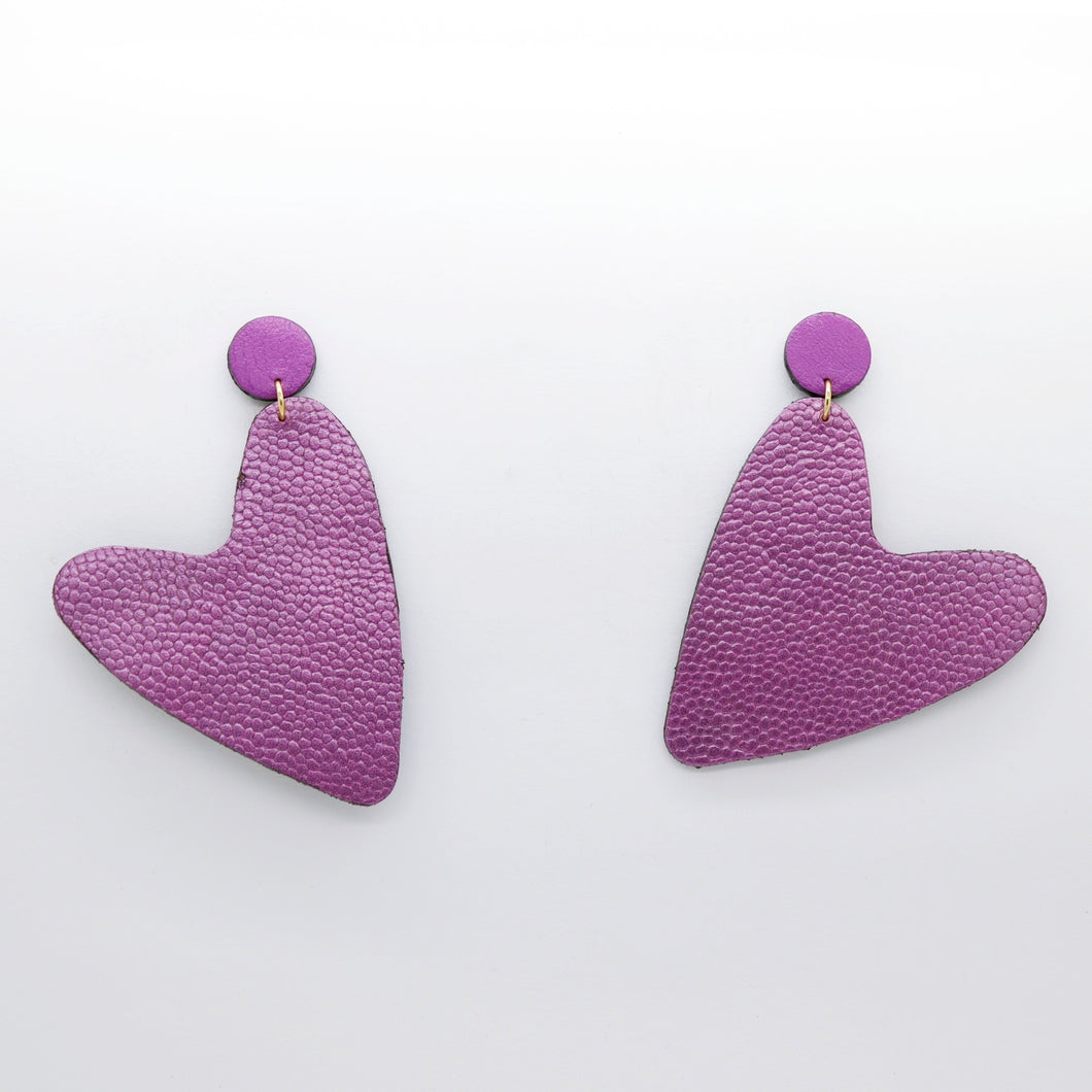 Boucles d'oreilles •AMÕR• parmes