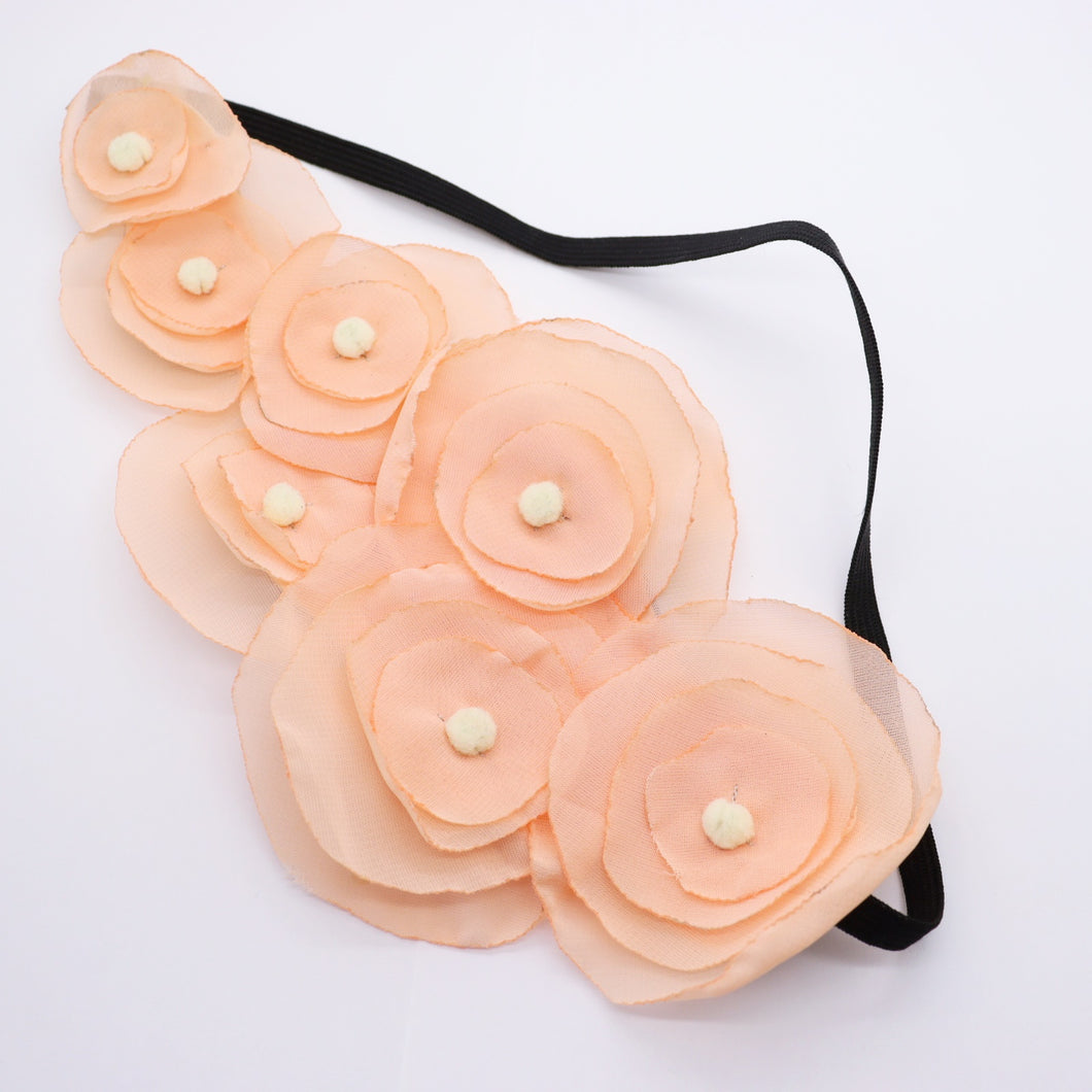 Headband - tissu rose