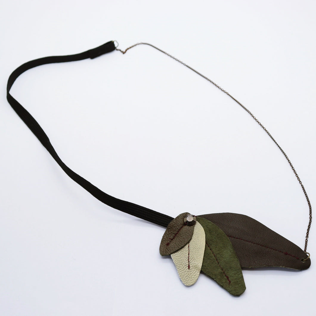 Headband - cuirs verts
