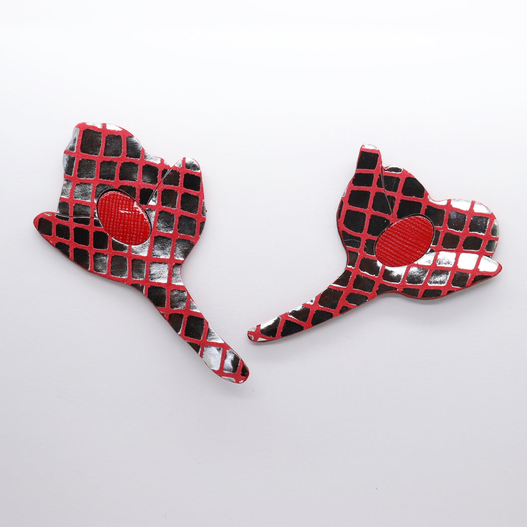 Boucles d'oreilles •YAYA• à motifs