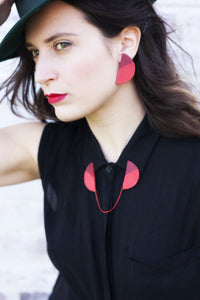 Broche •RENA• à pois